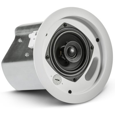 JBL Control 14C-VA Two-Way 4" Co-axial Ceiling Loudspeaker for EN54-24 Applications (White) - 1Pcs Single