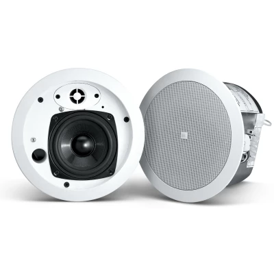 JBL Control 24CT MicroPlus 4.5" 2-Way 25W 70V/100V Ceiling Speaker (White) - 1Pcs Single