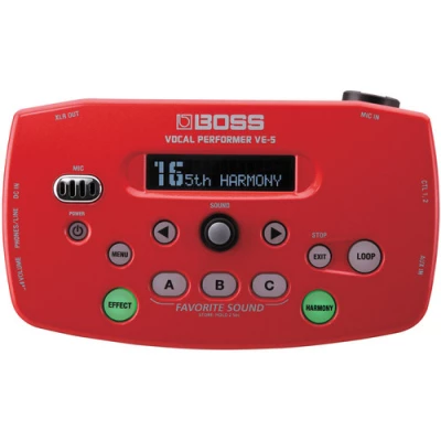 Boss - VE-5 - VOCAL TRAINER Red