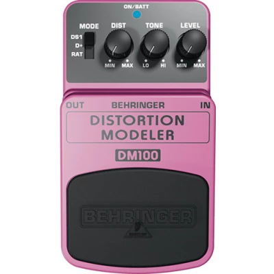 Behringer DM100 Guitar Effects Pedal Distortion Modeler
