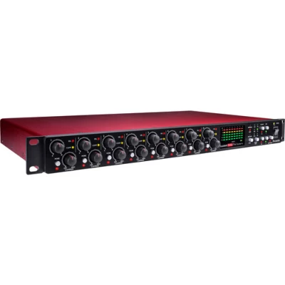 Rackmount 8 Channel Mic Preamp and AD/DA Converter with Analogue Compression