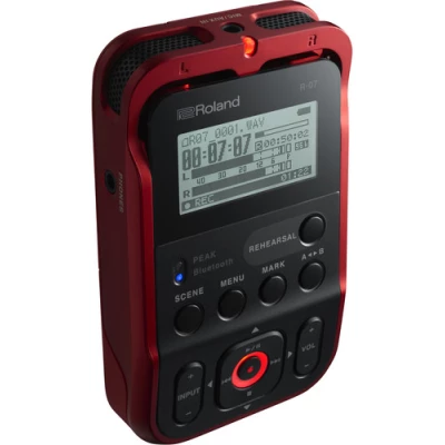 Roland  R-07  Portable Audio Recorder (Red)
