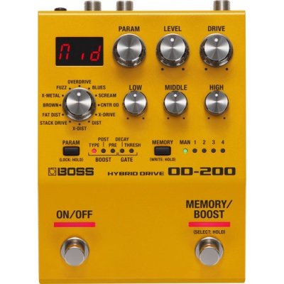 BOSS OD-200 - Hybrid Drive Pedal for Electric Guitars