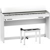 Roland HP704-CH + KSH704/2CH Digital Piano Charcoal Black