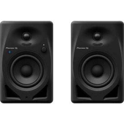 Pioneer DJ DM-40D-BT 4" Two-Way Active Desktop Monitor System with Bluetooth (Pair, Black)