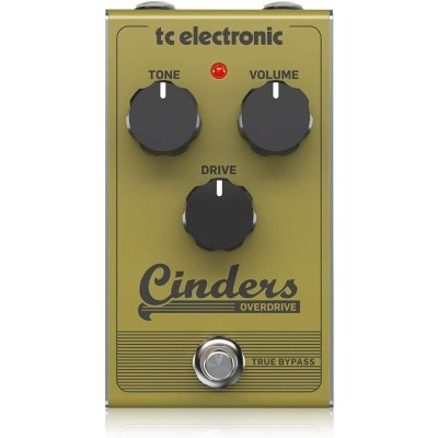 TC Helicon CINDERSOVERDRIVE Analog Overdrive Pedal