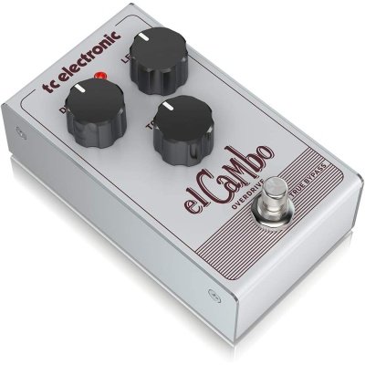 TC Helicon EL MOCAMBO OVERDRIVE Classic Tube Overdrive Pedal with Intuitive 3-Knob Interface