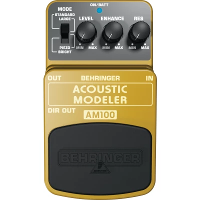 Behringer AM100 Guitar Effects Pedal Acoustic Modeler