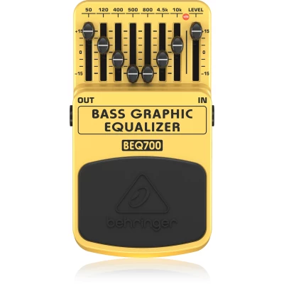Behringer BEQ700 Guitar Effects Pedal Bass Graphic EQ