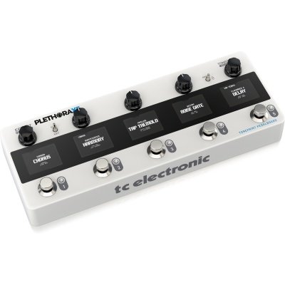 TC Helicon PLETHORAX5 Pedal Board, TonePrint with 5 MASH foot switches