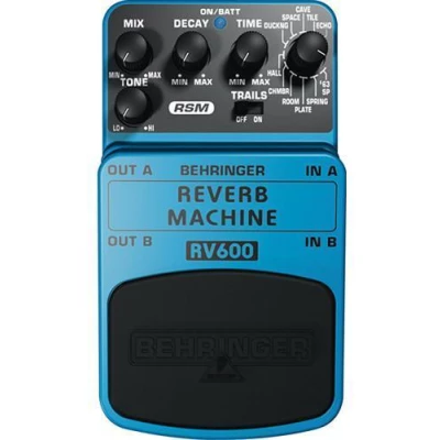 Behringer RV600 Guitar Effects Pedal Reverb Modeling
