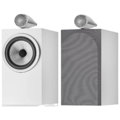 Bowers & Wilkins 705 S2 2-Way Premium HiFi Standmount Loudspeaker, Satin White - Pair