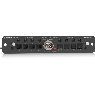 Klark Teknik DN32-ADAT ADAT Expansion Module with up to 32 Record/Playback Channels