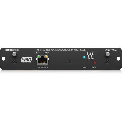 Klark Teknik DN32-WSG Expansion Card for 32 Channel Low-Latency AoIP in WAVES SoundGrid Networks