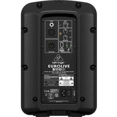 Behringer B110D Speaker Powered 1x10" 300W RMS, with Wireless MIcrophone USB Option and Plastic Body