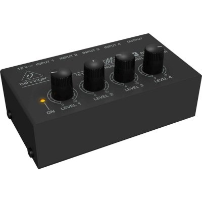 Behringer MX400 Mixer Audio 4 CH Line Inputs