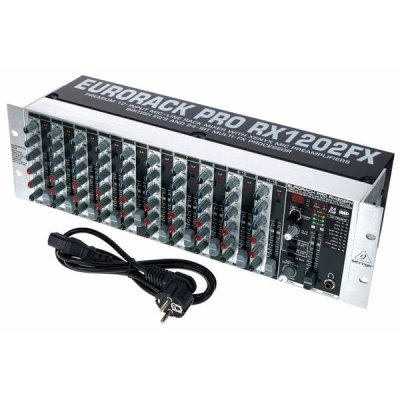 Behringer RX1202FXV2 Mixer Audio Rack Mount 12 CH (8 Mono & 2 Stereo) w/ FX