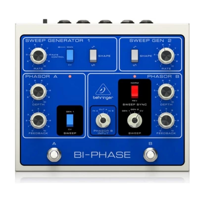 Behringer BIPHASE Dual Phase Shifter with 12 Opto-Couplers