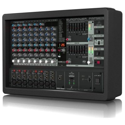 Behringer PMP580S Mixer Powered 10 CH (6 Mono & 2 Stereo) 2x250W