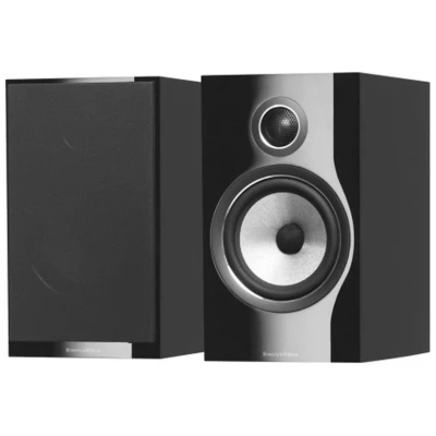Bowers & Wilkins 706 S2 2-Way Premium HiFi Standmount Loudspeaker, Gloss Black - Pair