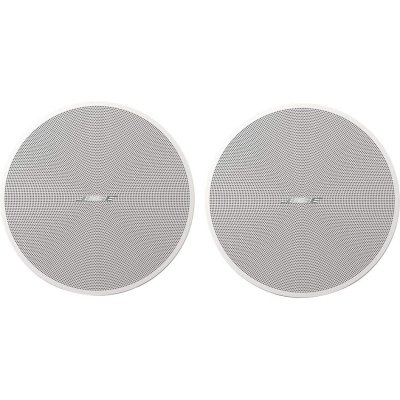 Bose Professional DesignMax DM3C 25W 8 Ohm or 100V Line Pair of White Flush Mount Ceiling Speakers