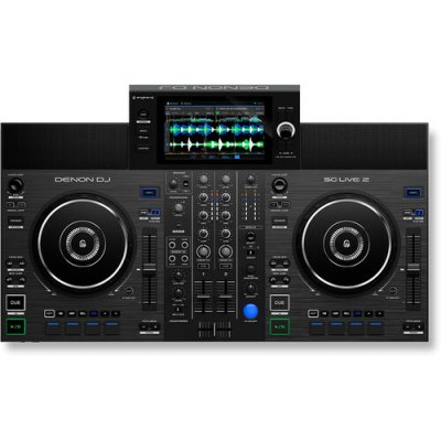 Denon DJ SC LIVE 2 Standalone 2-Deck DJ System with 7" Touchscreen, Built-In Speakers, and Wi-Fi