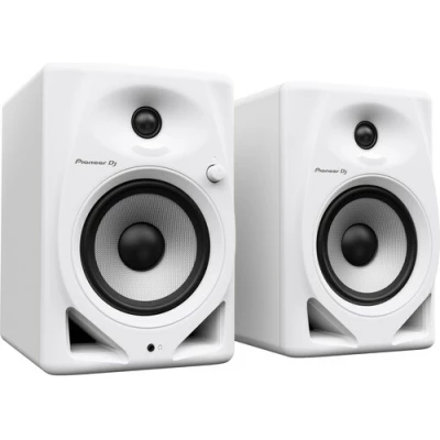 Pioneer DJ DM-50D Active 5" Desktop Monitor/DJ Speakers (White)