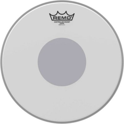 Remo Controlled CS-0112-10 Sound Coated Drumhead - 12 inch - with Black Dot