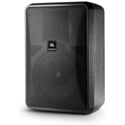 JBL Professional Control 28-1 High Output Indoor/Outdoor Background/Foreground Speaker, Black - Single