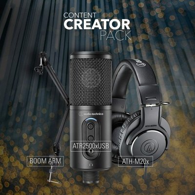 Audio Technica Creator Pack Podcasting, Streaming, Gaming And Content Creation