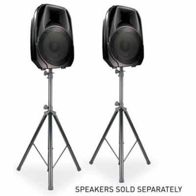 American DJ SPSX2B Aluminum Accu Stand Light duty speaker stand (pair) in a Carry Bag