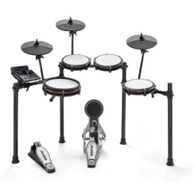 Alesis Nitro Max 8-Piece Electronic Drum Set with Mesh Heads & Bluetooth
