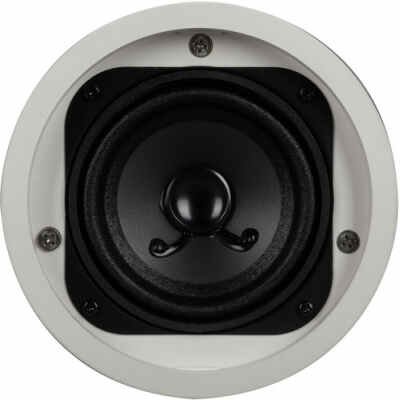 RCF PL 40 Full Range 3.5" Flush Mount Ceiling Speaker (8W, 8 Ohms, 100V/70V, IP44 Rated)