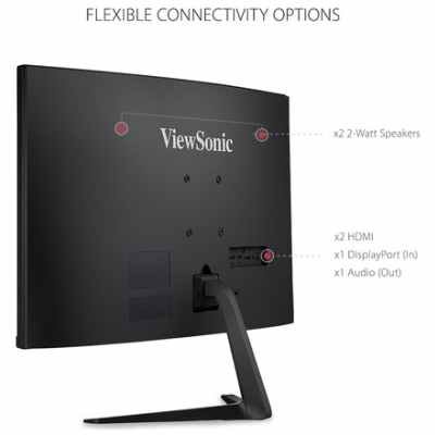 ViewSonic VX2718-2KPC-MHD 27" 16:9 Curved VA Gaming Monitor