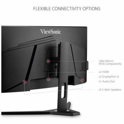 ViewSonic VX3418-2KPC 34" 21:9 Curved VA Gaming Monitor