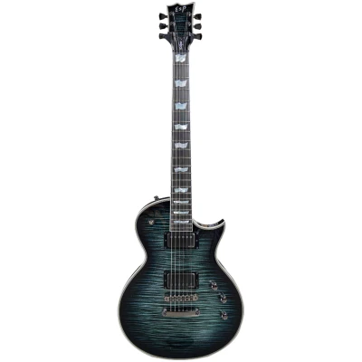 ESP Eclipse Custom Electric Guitar Glitter Including ESP Hard Case, Storm Black Finish