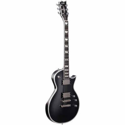 ESP E-II Eclipse BB Electric Guitar Black Satin Finish, Including Hardshell Case