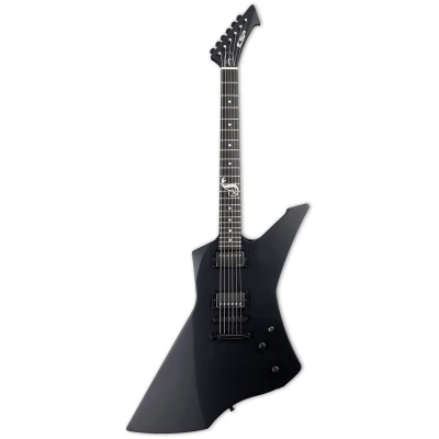 ESP James Hetfield Signature Snakebyte in Black Satin, includes Form-fit Hard Case