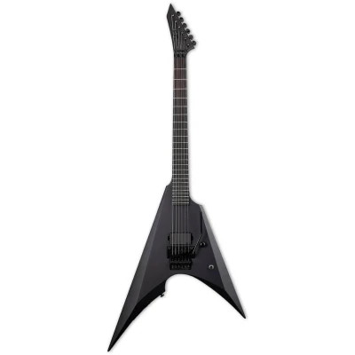 ESP LTD Arrow Black Metal Series, With Floyd Rose Black Satin Finish