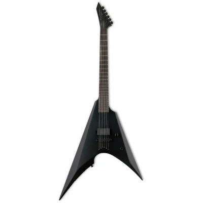 ESP LTD Arrow Black Metal Neck-Thru Black Satin Finish