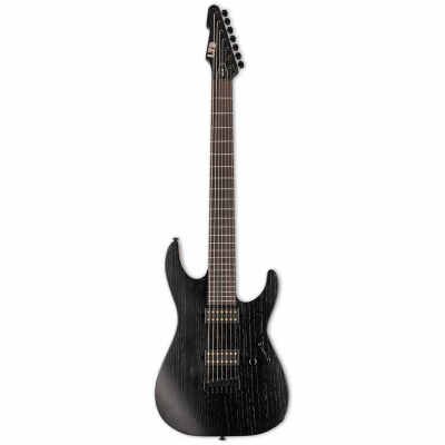 ESP LTD Alex Wade Signature 7-String Electric Guitar Open Grain Black Satin Finish