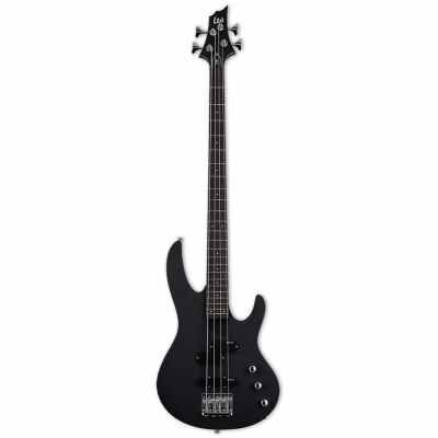 ESP LTD B-10 Bass, Black Satin Finish Electric Guitar, ESP Gig Bag Included