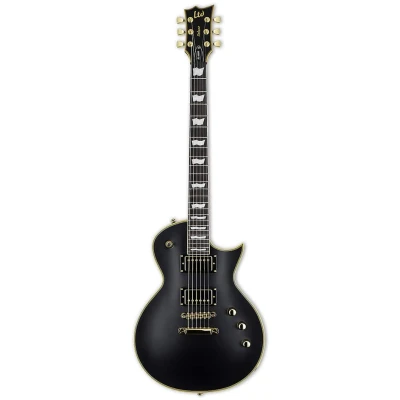 ESP LTD Deluxe Eclipse EC-1000 Duncan with Macassar Ebony Fretboard, Vintage Black Finish