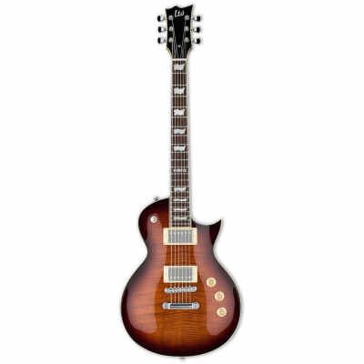 ESP LTD Eclipse EC-256 Flame Maple Top, Dark Brown Sunburst Finish