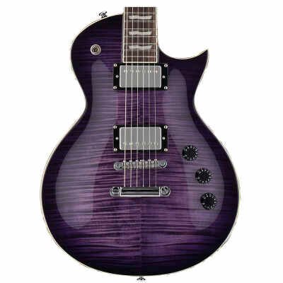 ESP LTD Eclipse EC-256 Series See Thru Purple Burst Finish