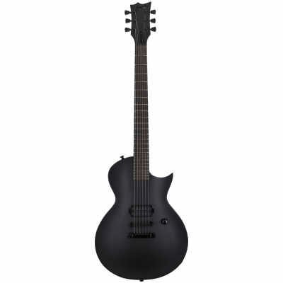 ESP LTD Eclipse Black Metal, Black Satin Finish