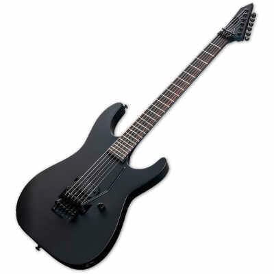 ESP LTD M Black Metal Series with Floyd Rose Black Satin Finish