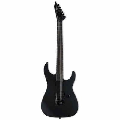 ESP LTD M-HT Black Metal Series Electric Guitar, Black Satin Finish