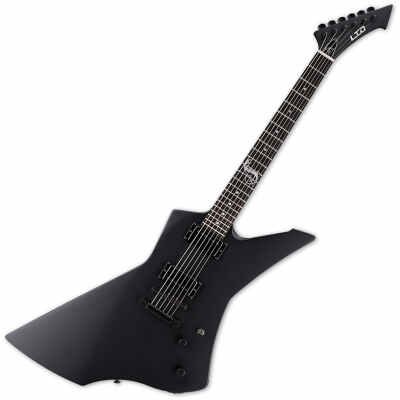 ESP LTD Snakebyte James Hetfield Signature Guitar, Black Satin Finish Including Hard Case